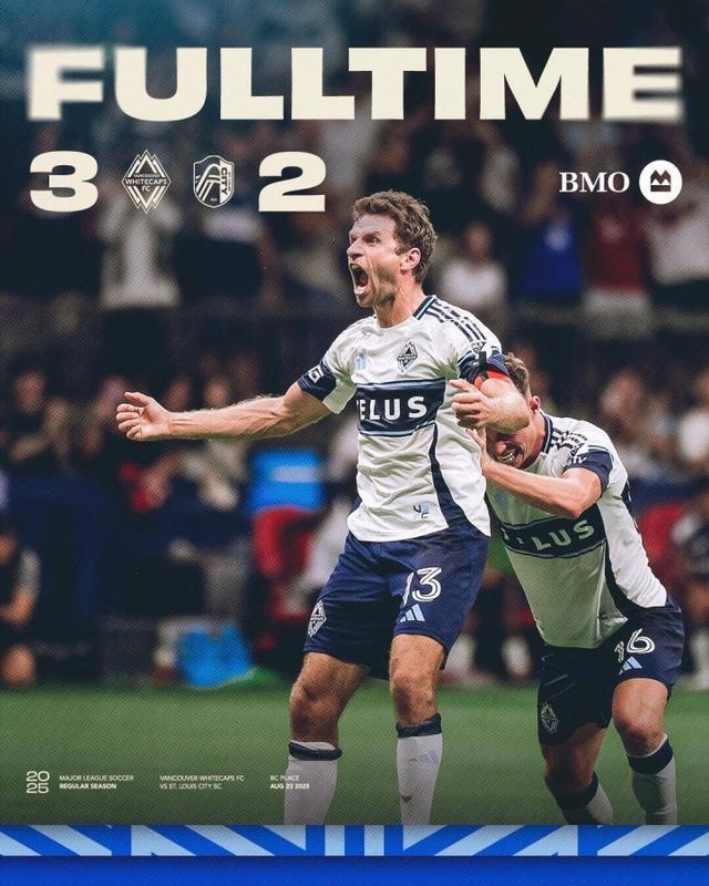 hth华体会官网-逆天！温哥华球员自己绊自己获点，穆勒点射读秒绝杀获美职联首球